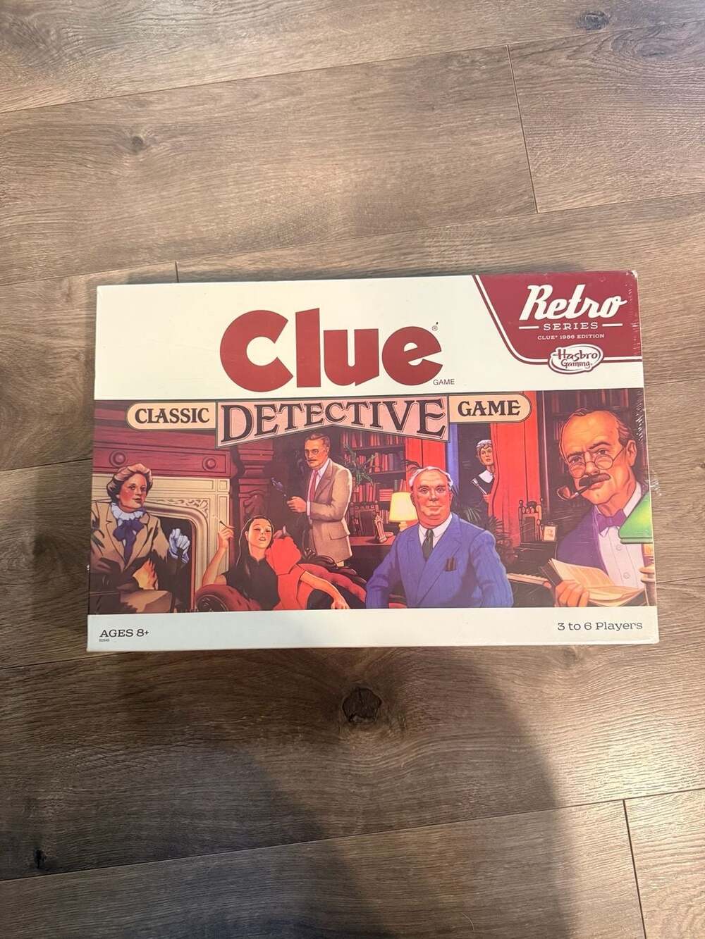 Hasbro Gaming Retro Series Clue 1986 Edition Board Game